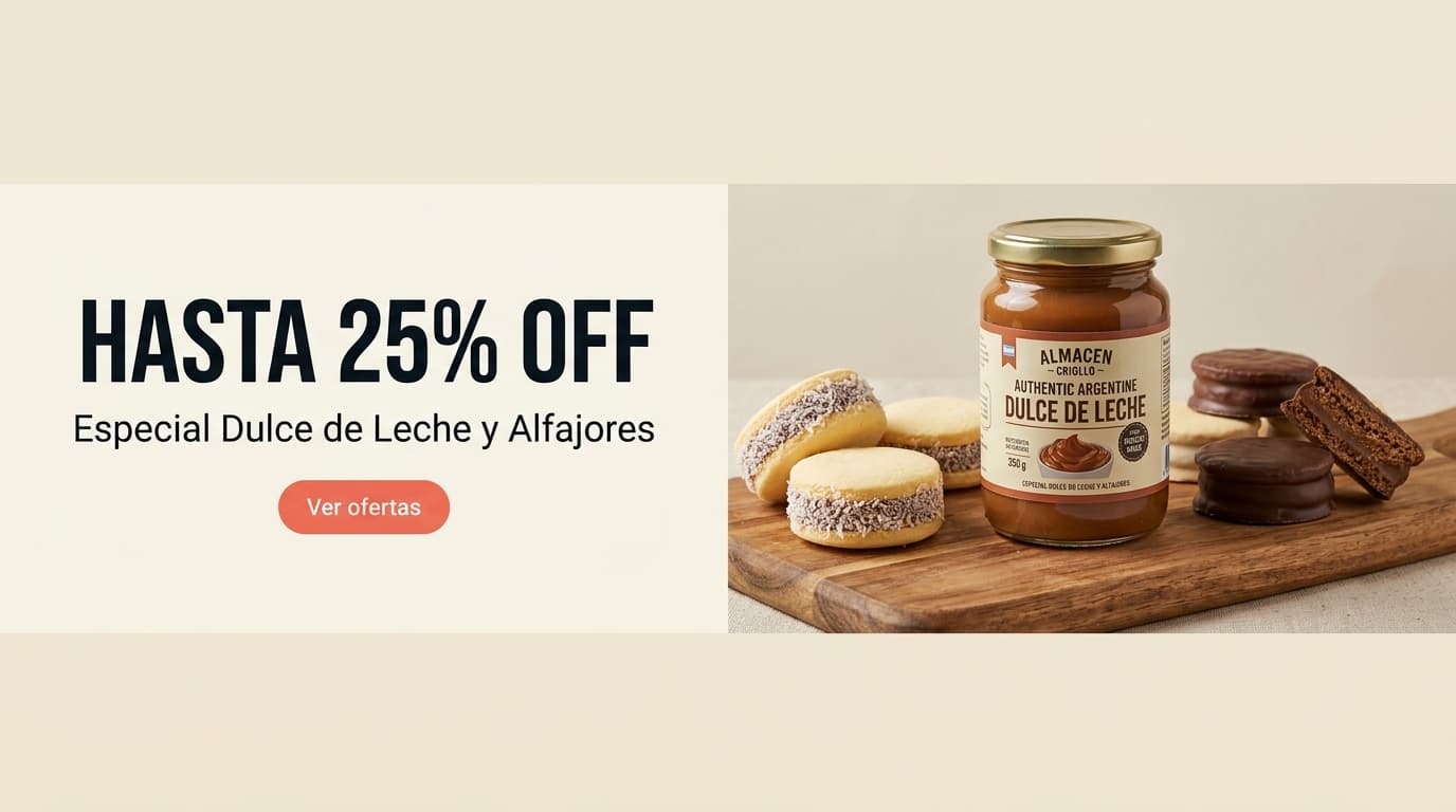 Hasta 25% OFF - Especial Dulce de Leche y Alfajores