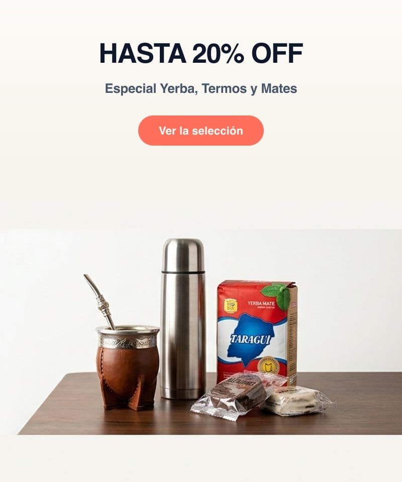 Hasta 20% OFF - Especial Yerba, Termos y Mates