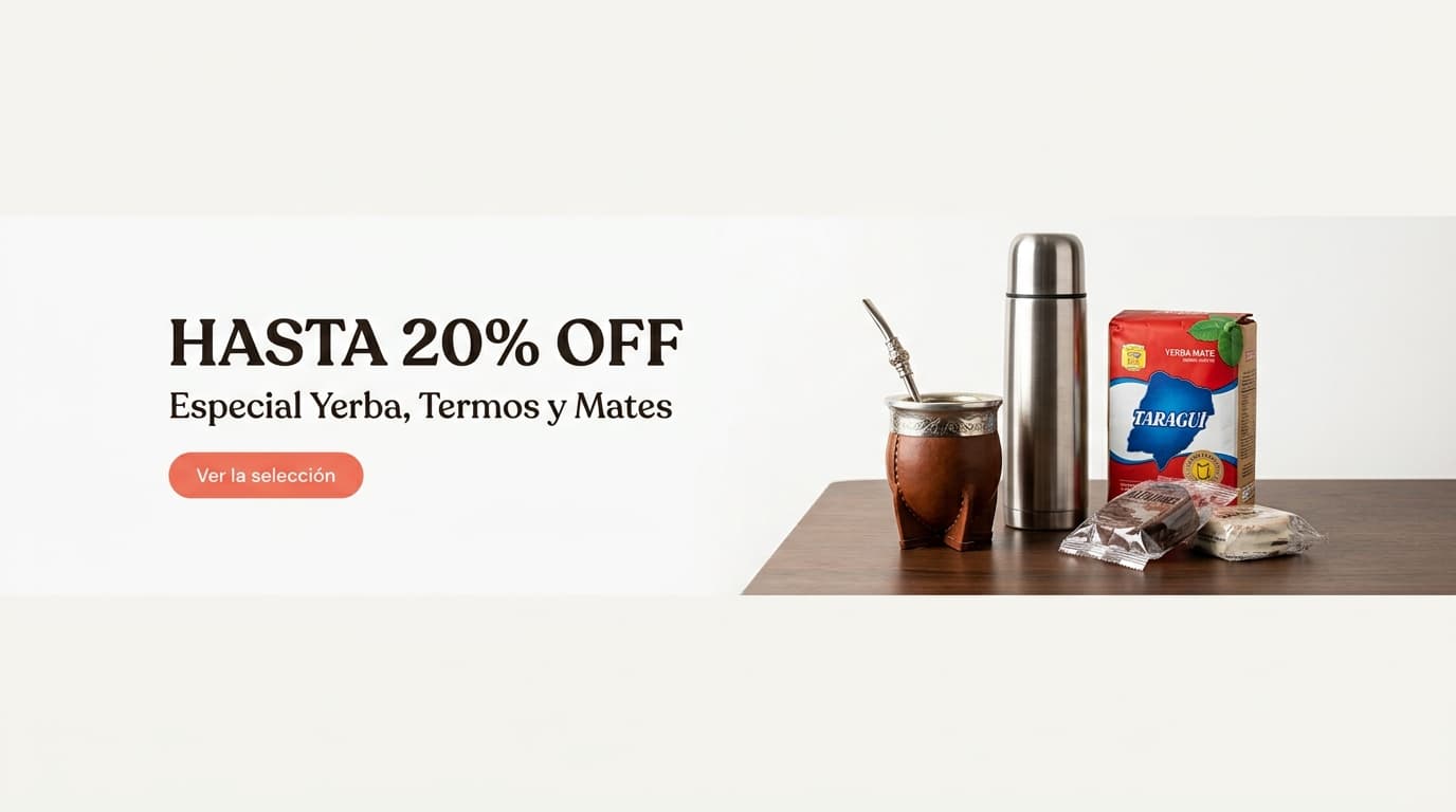 Hasta 20% OFF - Especial Yerba, Termos y Mates